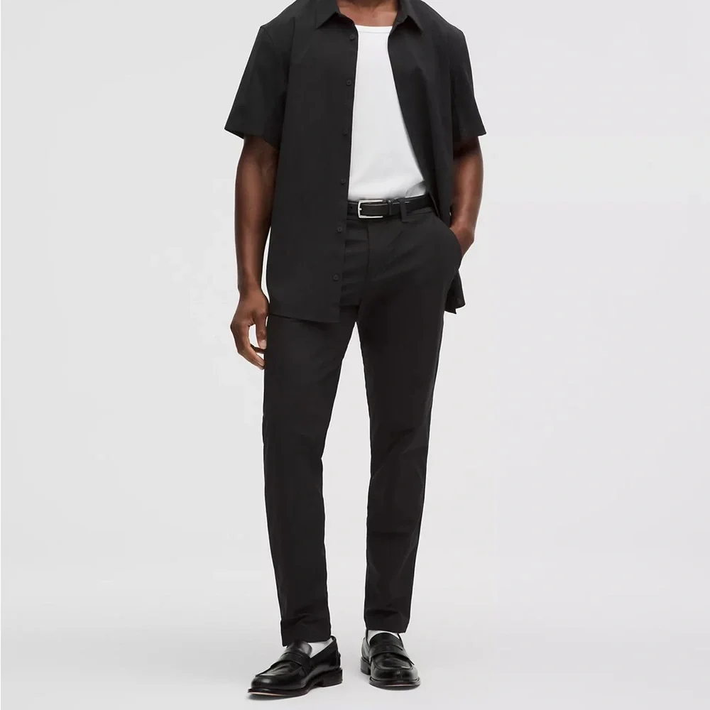NWT LULULEMON ABC Slim-Fit Trouser 28L Warpstreme Size 36 Black 6065
